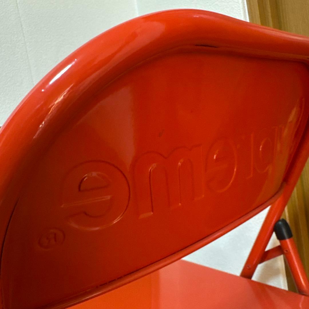 Supreme 折りたたみ椅子 レッド