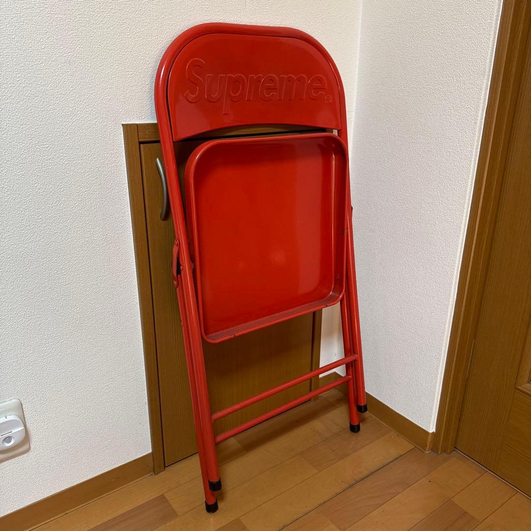 Supreme 折りたたみ椅子 レッド