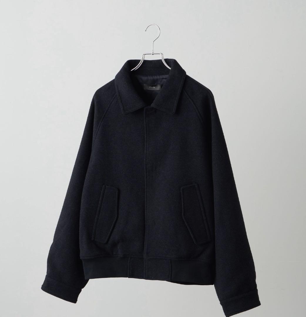 ※説明必読【CLEL】ウールブレンド テックメルトン2wayブルゾン
