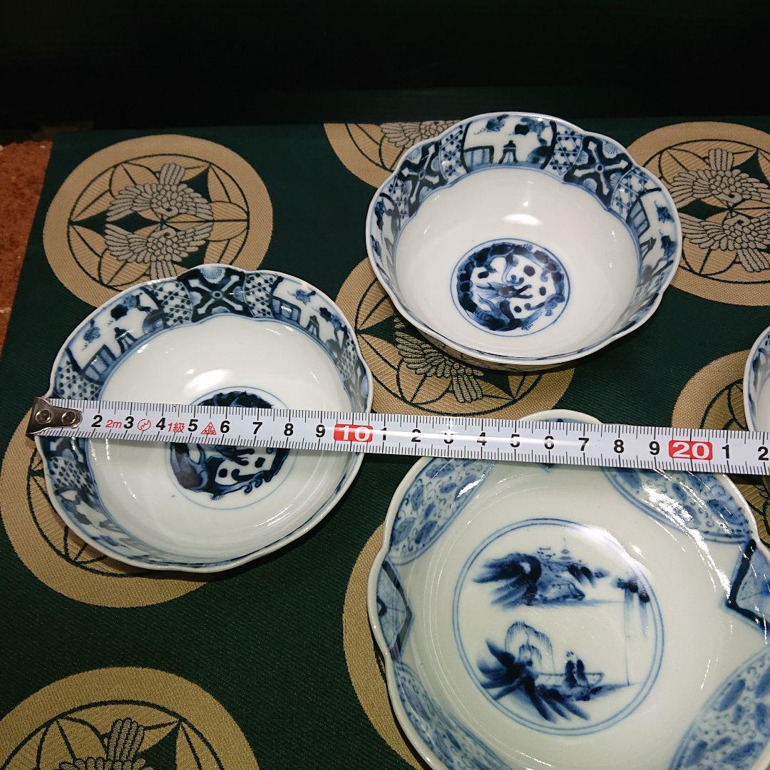 アンティーク陶器忠山器、器染付