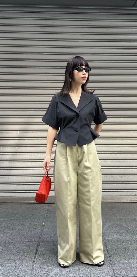 ⭐︎MEER. OPEN COLLAR SHORT SHIRT⭐︎