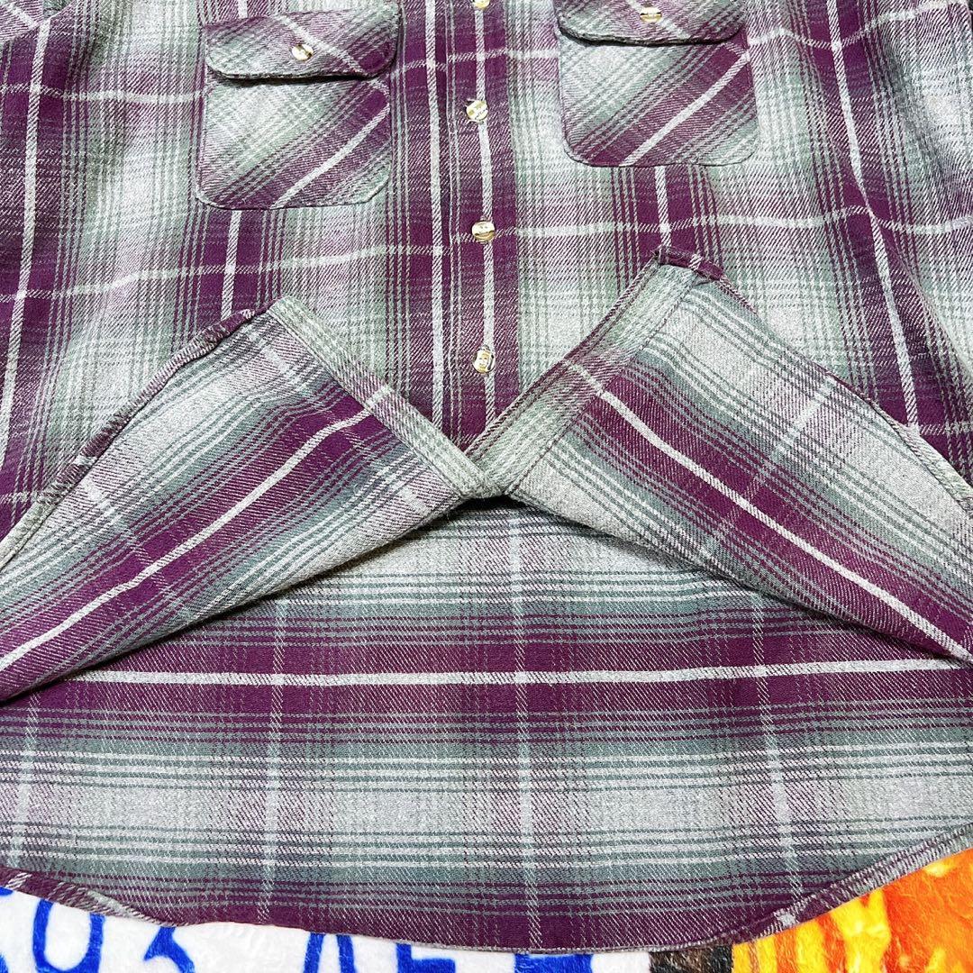 1*6様 FIVE BROTHER Tallman 90sフランネルシャツ XL