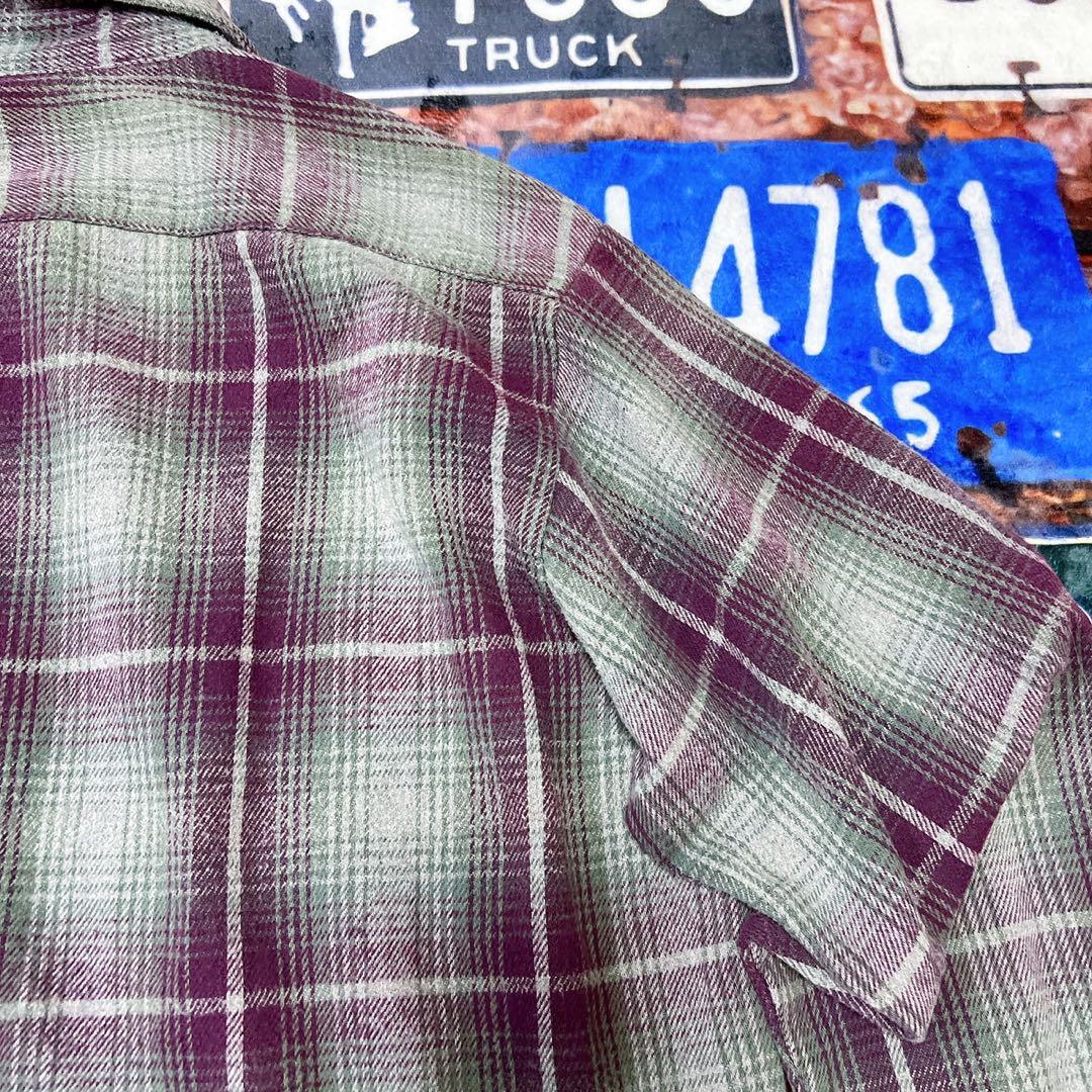 1*6様 FIVE BROTHER Tallman 90sフランネルシャツ XL