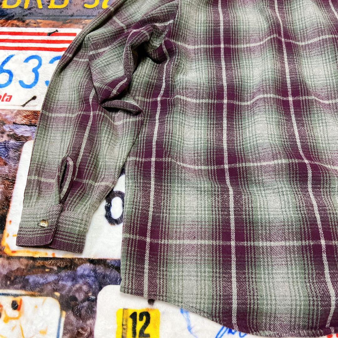 1*6様 FIVE BROTHER Tallman 90sフランネルシャツ XL