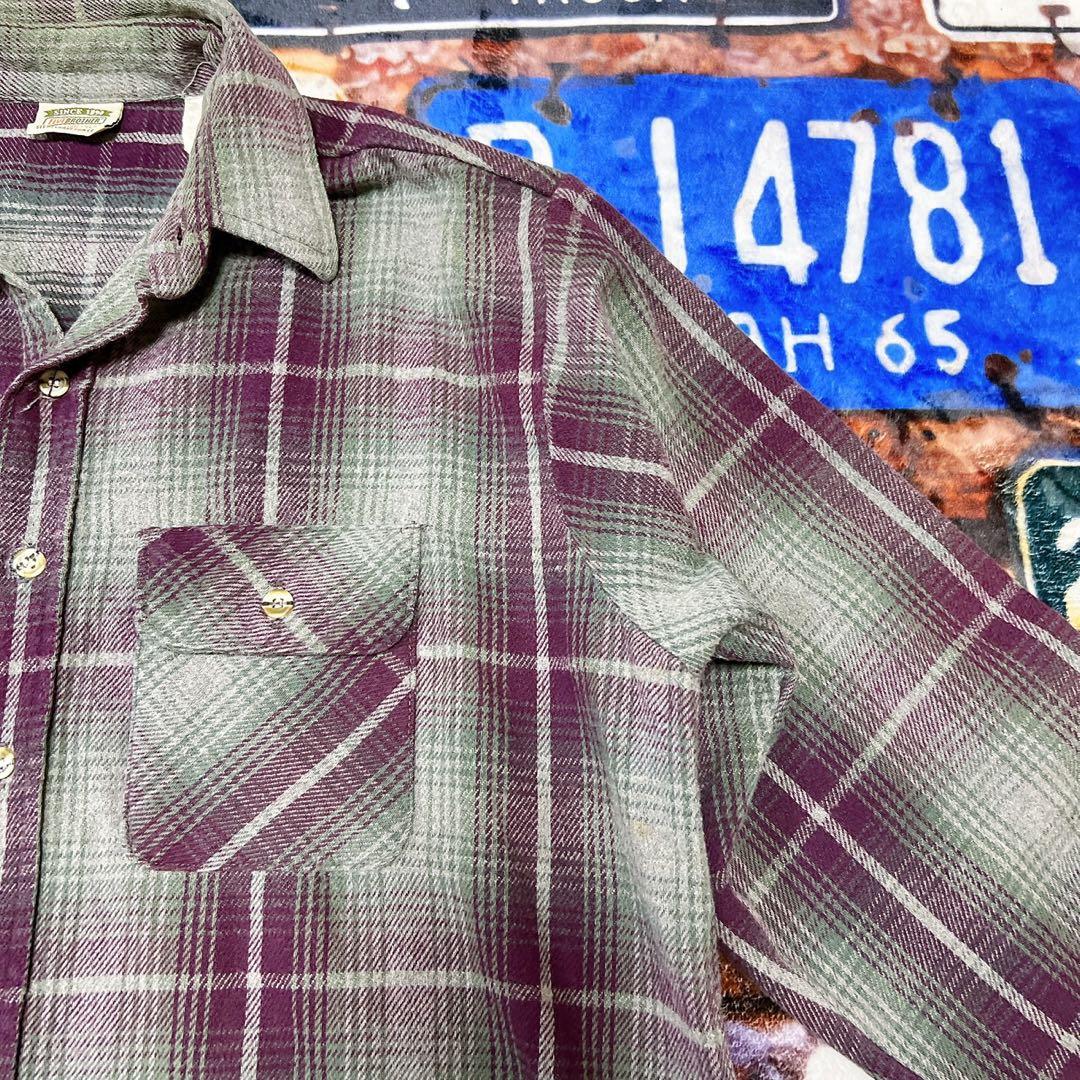 1*6様 FIVE BROTHER Tallman 90sフランネルシャツ XL