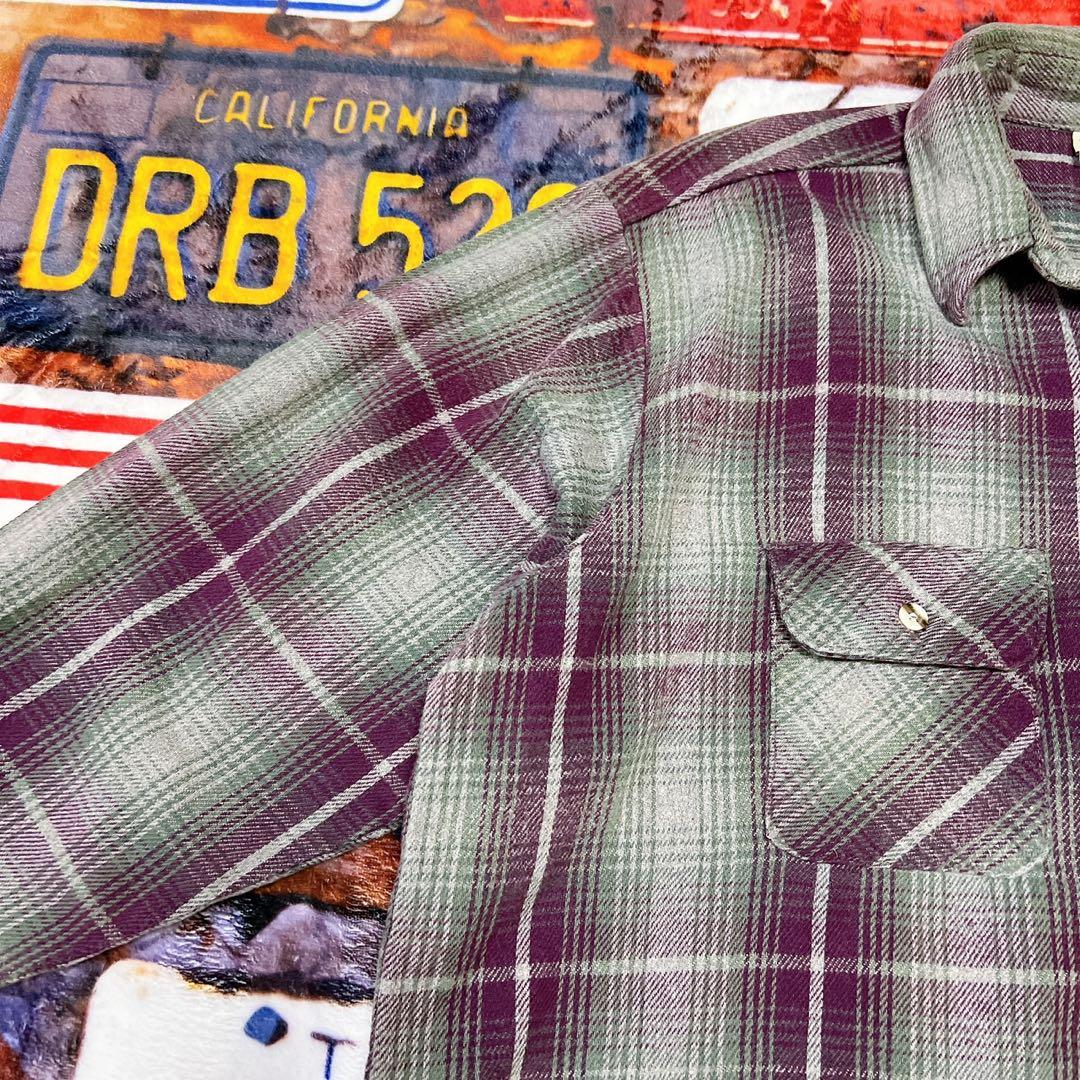 1*6様 FIVE BROTHER Tallman 90sフランネルシャツ XL