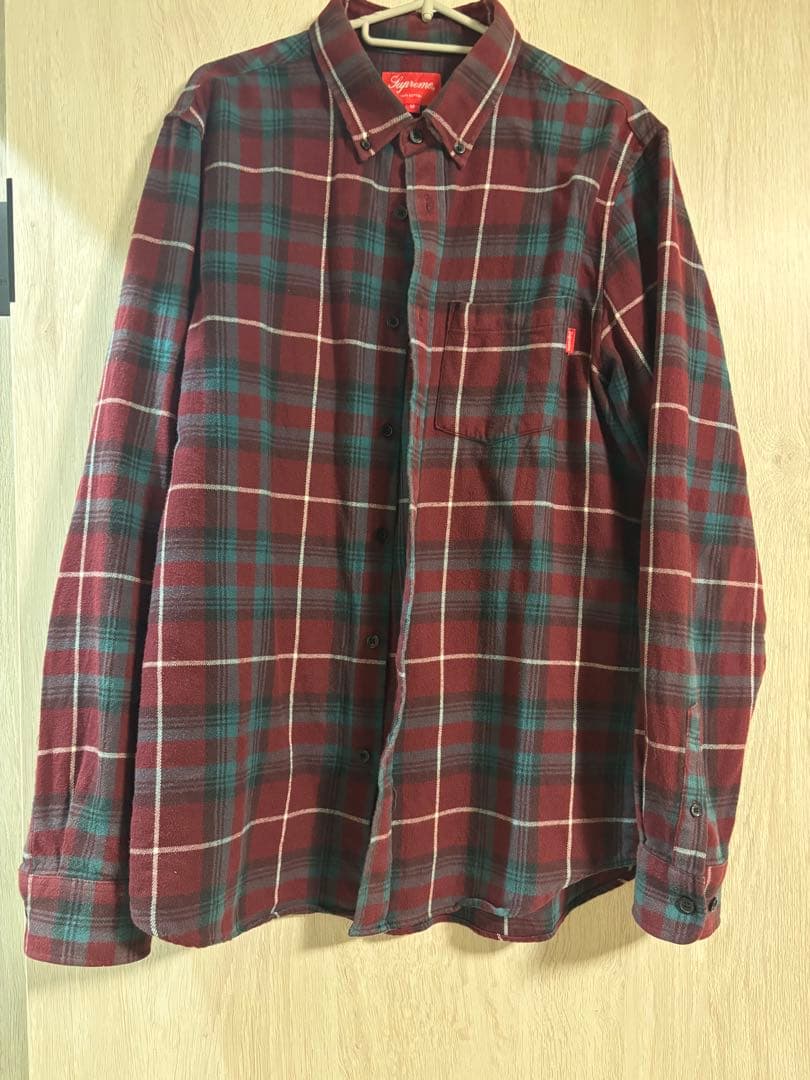 Supreme チェック柄ネルシャツ M