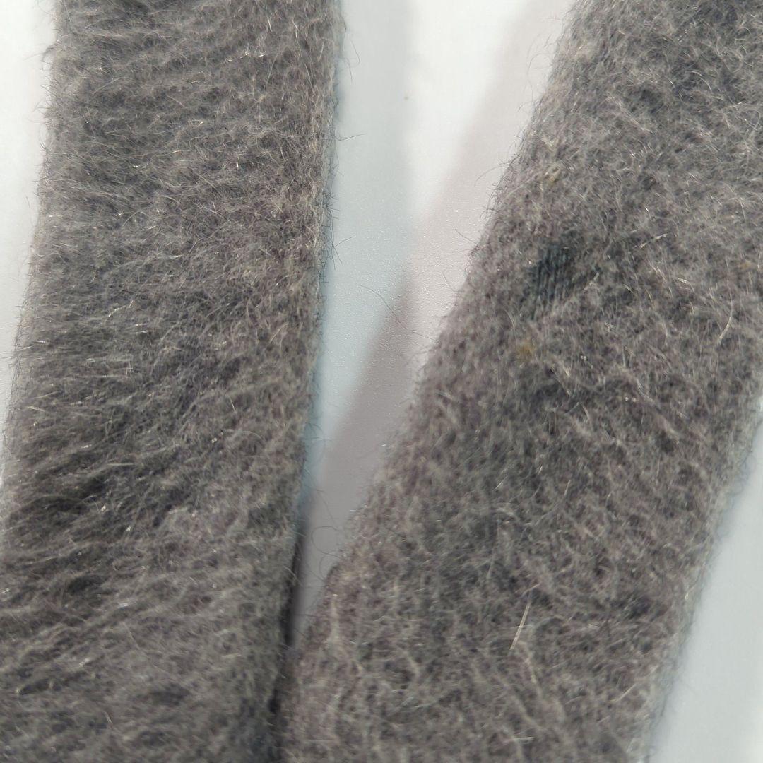 マックスマーラ　銀タグ　アルパカ　モヘヤ　シャギーコート　ローブ　ガウン