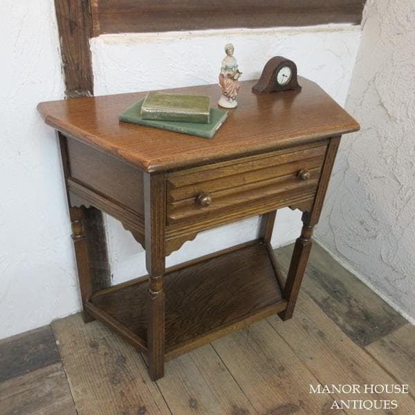 イギリス アンティーク 家具 ホールテーブル コンソール 花台 木製 6738d