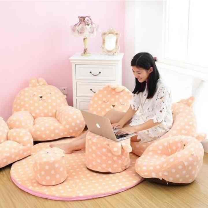 ぬいぐるみソファ椅子じゅうたんミニソファ8点セット002502