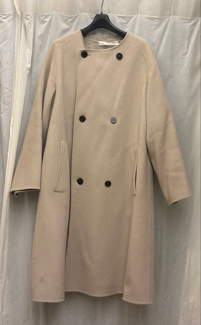 GALERIE VIE ウールダブルフェイス カラーレストレンチコート