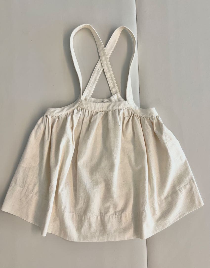 SOOR PLOOM♡Eloise pinafore natural 5Y