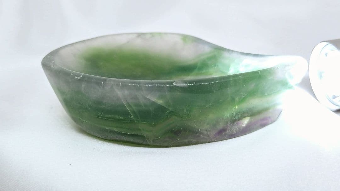 フローライト　トレー　お皿　器　小物入れ　浄化皿　蛍石