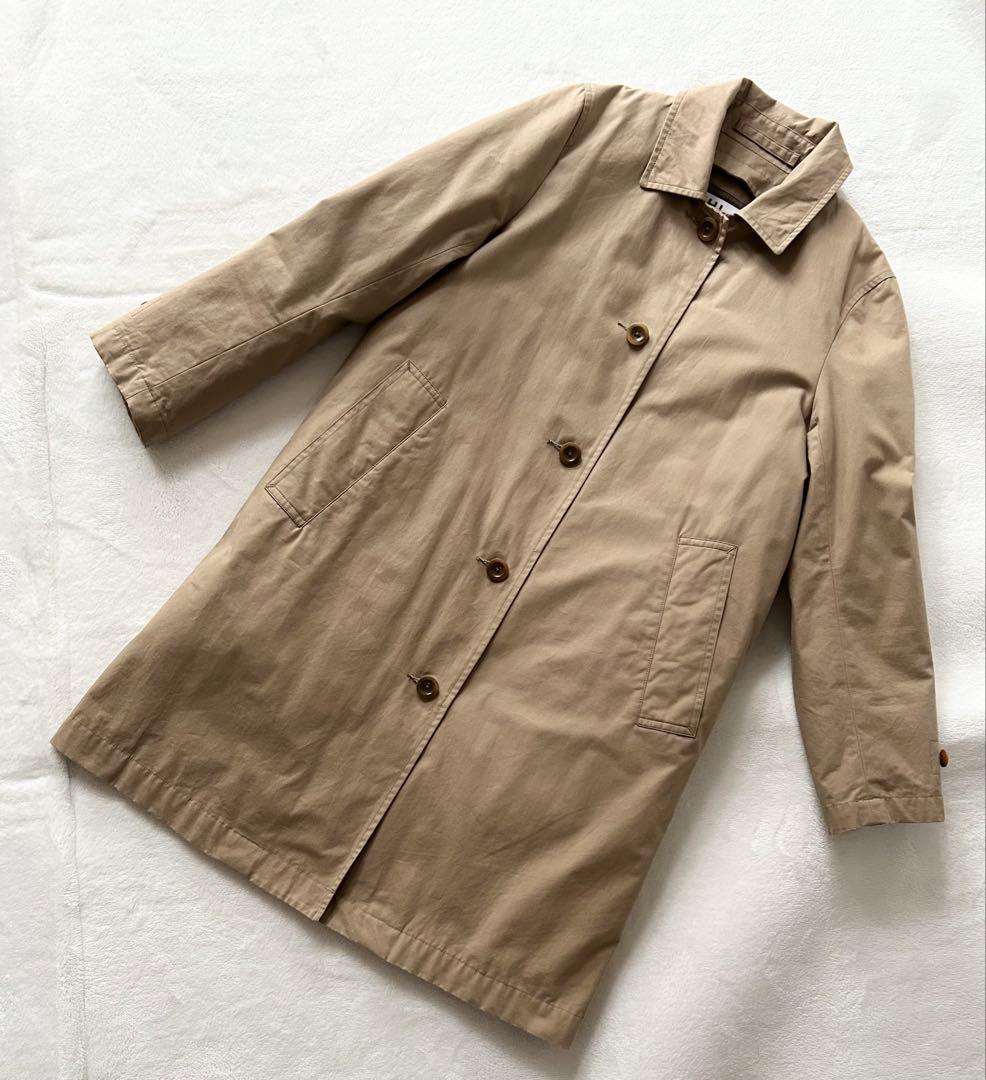 MHL. ダウンライナー付き コットンステンカラーコート 0