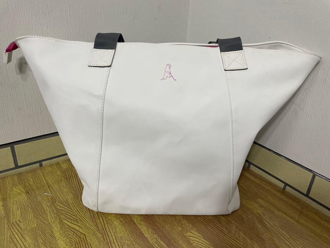 【2点セット】 PING ゴルフトートバッグ&カートバッグ ホワイト/ピンク