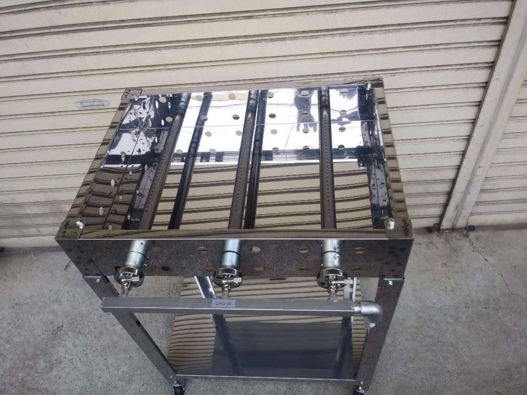 石焼きいも焼けます　専用台付き　売れてます　ガスコンロ付き　送料無料　焼き芋機器