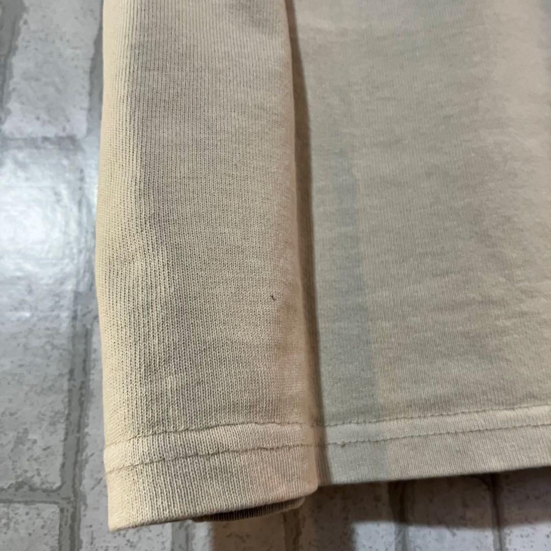 スカルラインストーンデザインTシャツ White Beige GRANCY M