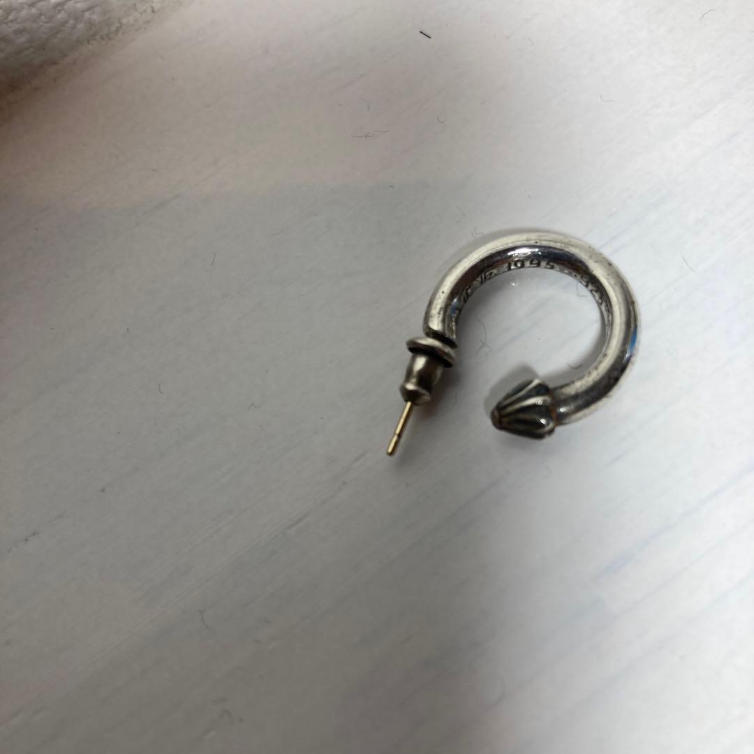 クロムハーツ　シルバー フープピアス 片耳用