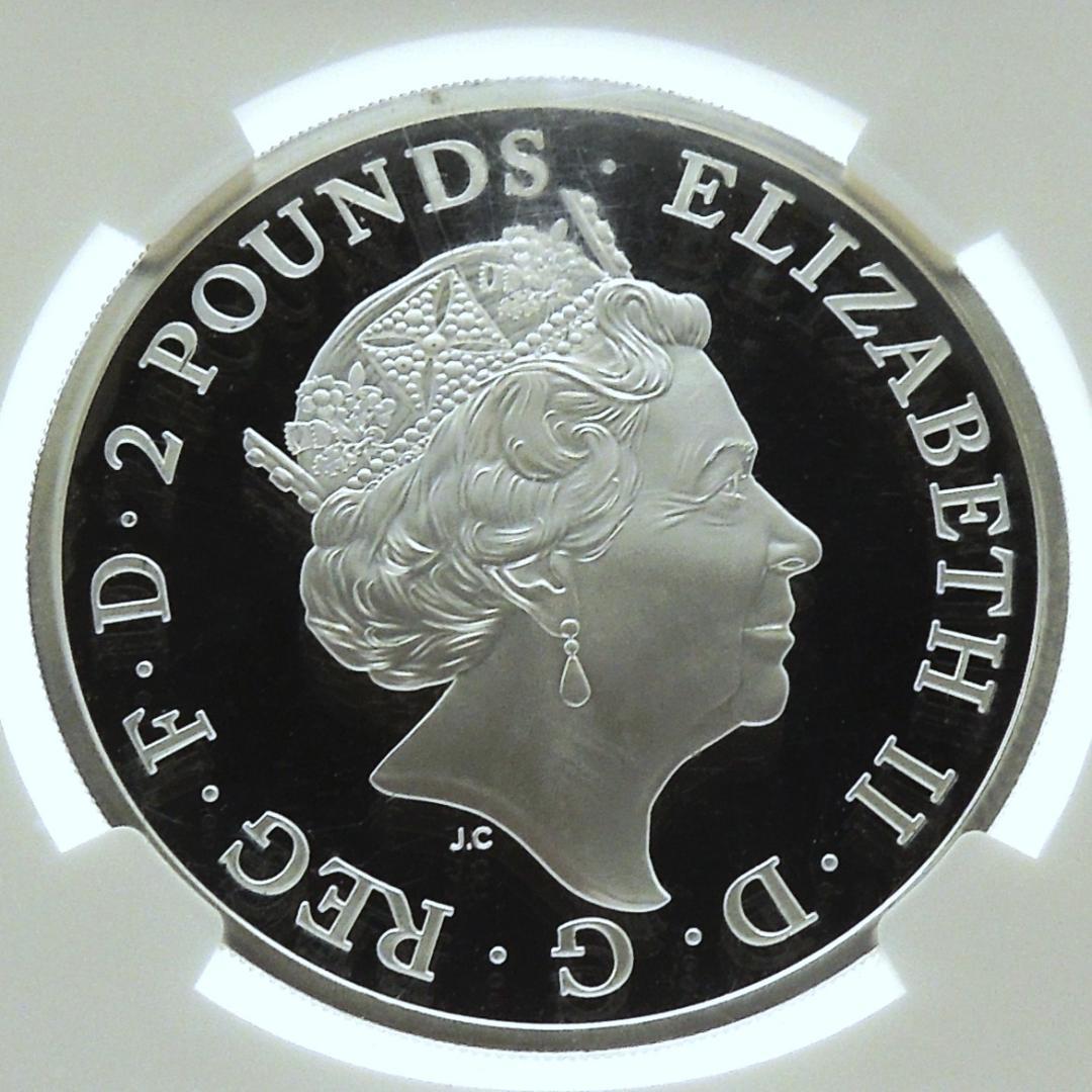 2016 ブリタニア ウナ ライオン 銀貨 ★初期500枚 NGC PF70UC