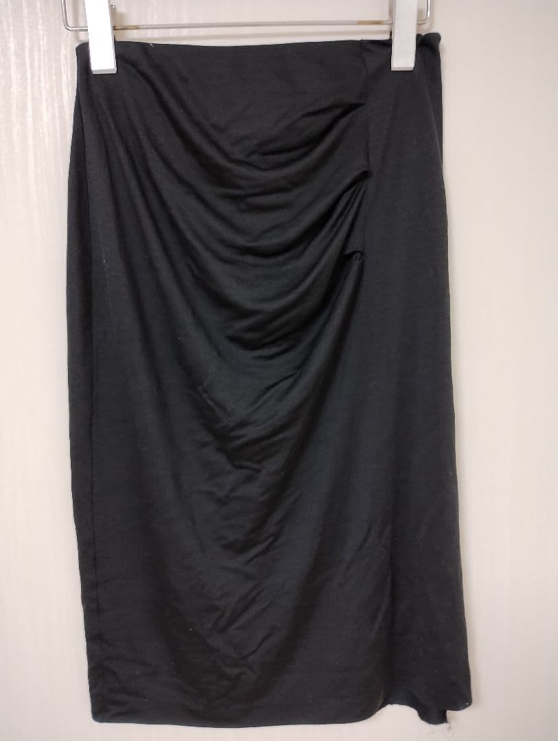 Yves Saint Laurent シルク100%ドレープスカート S