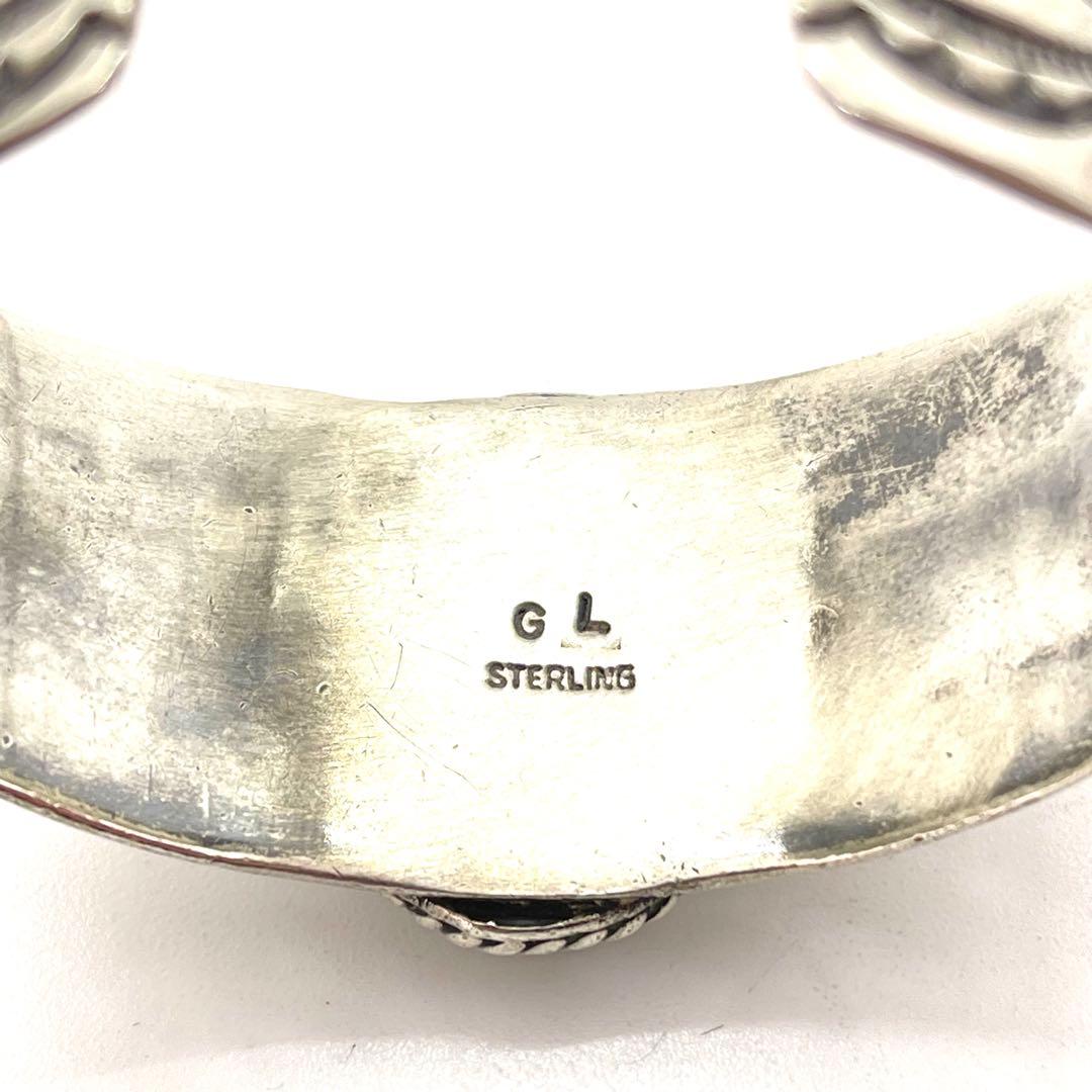 ねこまんじゅう 様用●ナバホ族●ターコイズ ●シルバーバングル●925●ビンテー