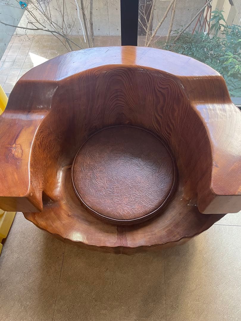 希少　屋久杉　回転椅子