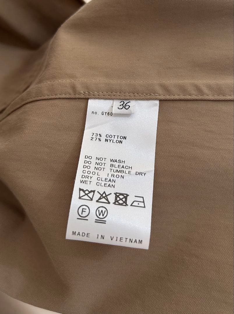 Deuxieme Classe オーバーサイズ トレンチコート サイズ36