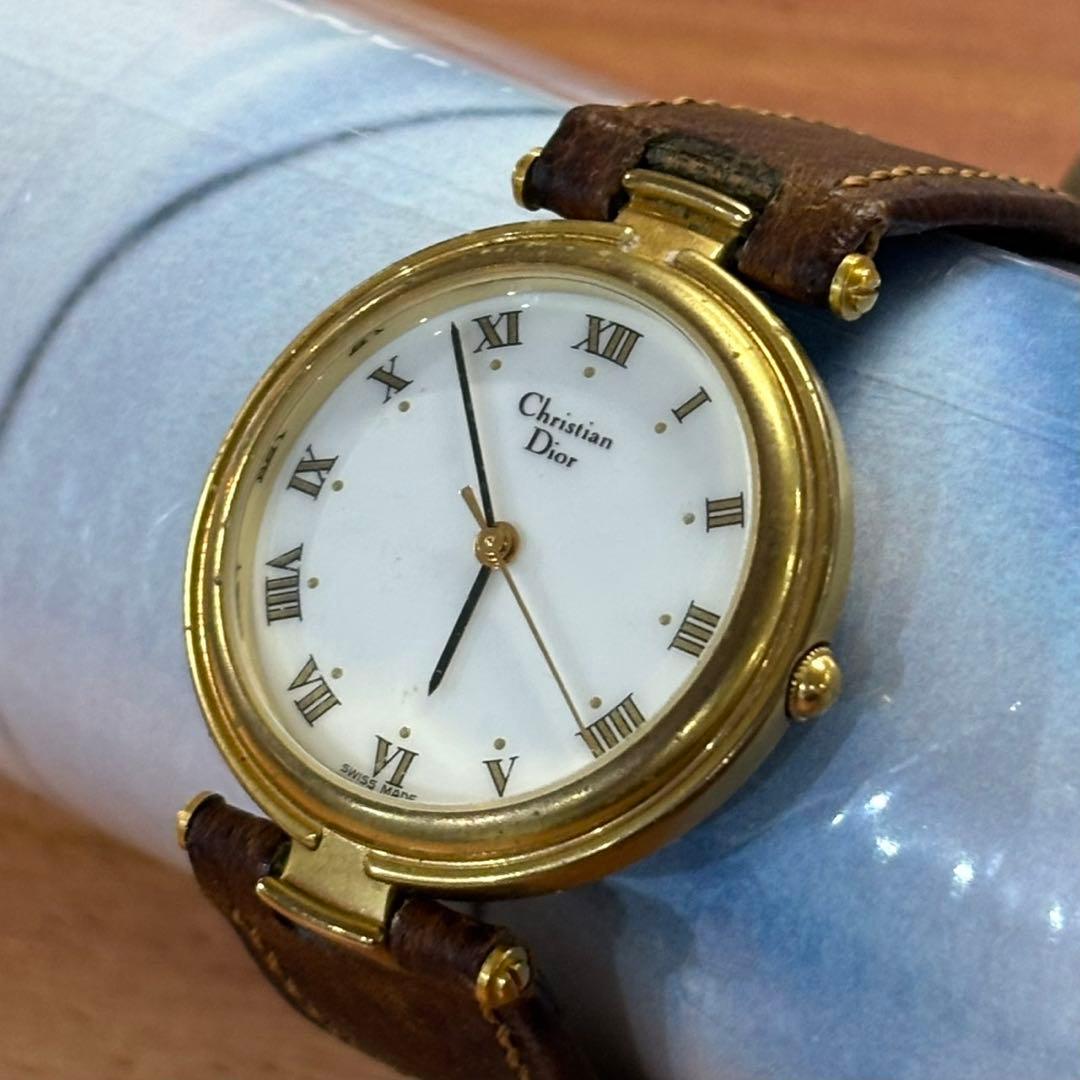 Christian Dior 腕時計 3006 ヴィンテージ ゴールドケース