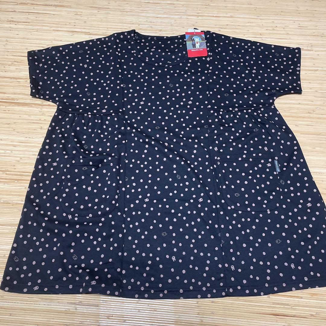 リサ&ガスパールチュニック タイプエプロン黒新品未使用