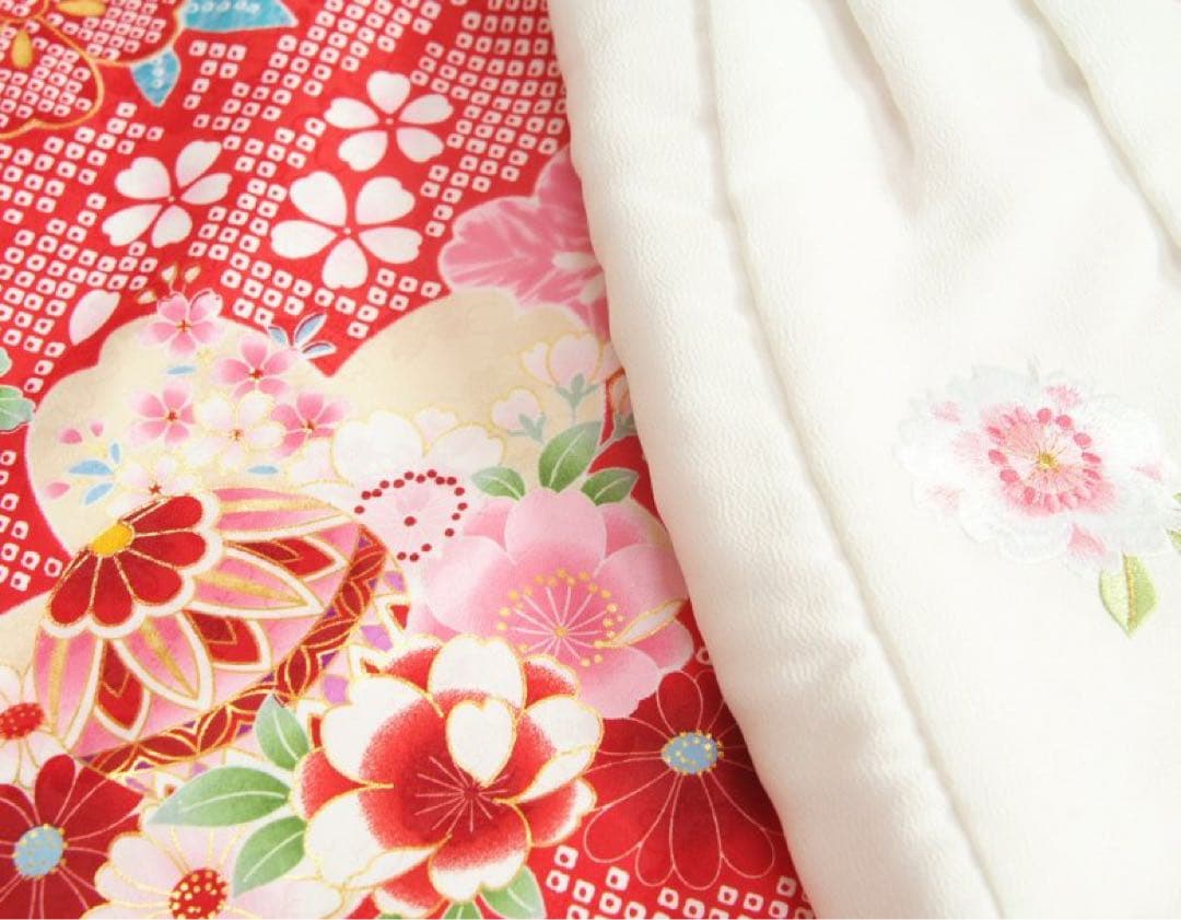 (中古品)七五三 着物 3歳 女の子 被布セット ひな祭り 販売 購入
