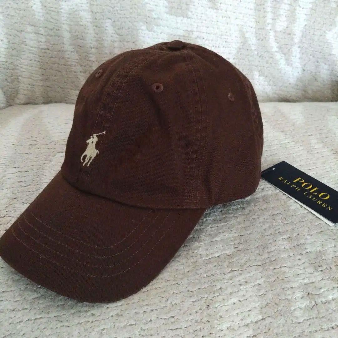 【新品】ポロ ラルフ・ローレン ブラウンキャップ　レア 国内正規品