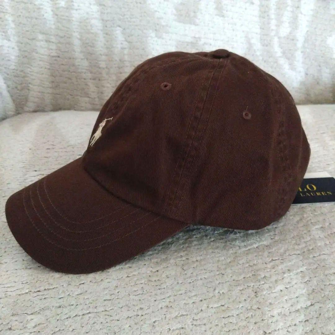 【新品】ポロ ラルフ・ローレン ブラウンキャップ　レア 国内正規品