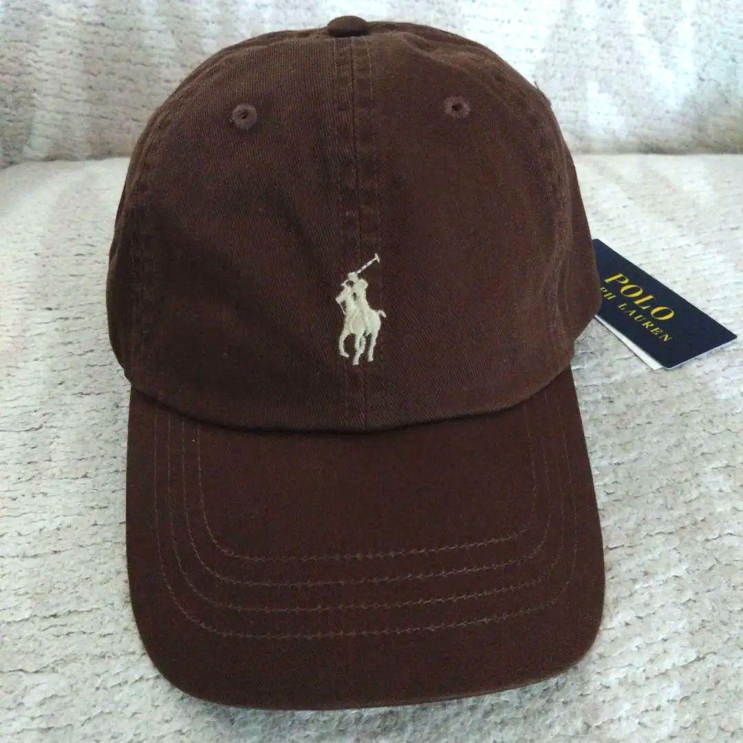 【新品】ポロ ラルフ・ローレン ブラウンキャップ　レア 国内正規品