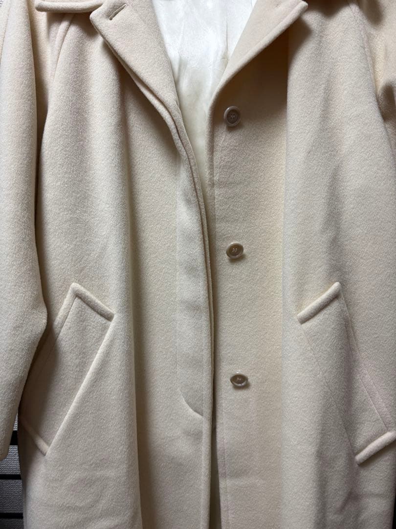 【MaxMara】　ベルデッドデザイン　ロングコート