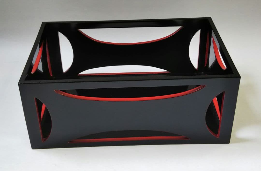 茶道具 煙草盆 莨盆 糸巻透 一双 岡本 陽斉 表千家