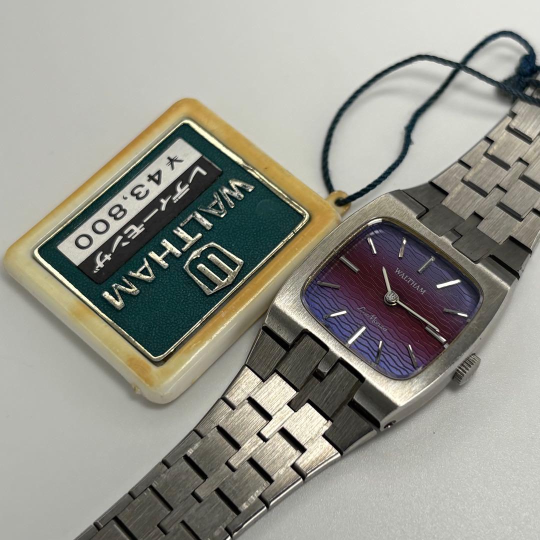 デッドストック品 WALTHAM ウォルサム レディーモンザ スイス製手巻腕時計