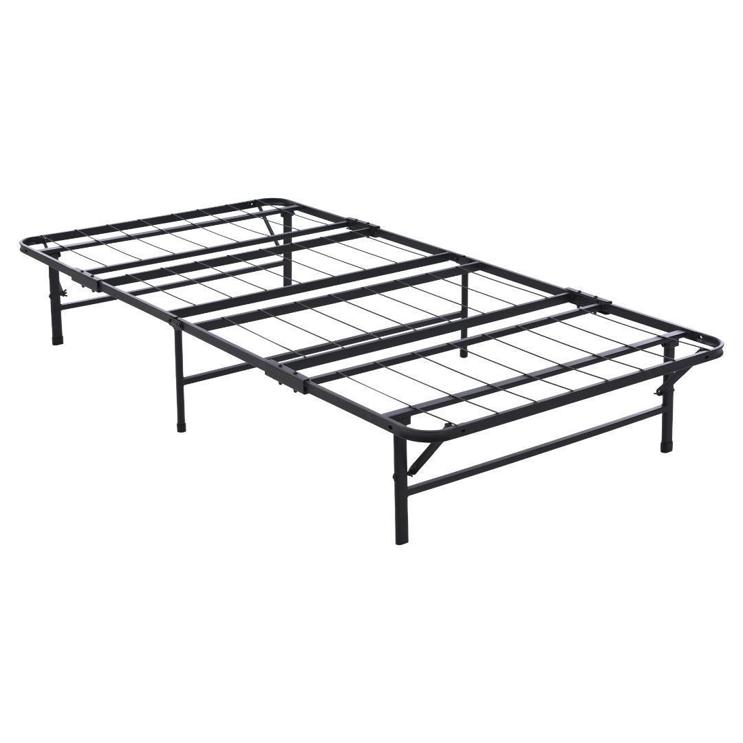 パイプベッド折りたたみベッドシングル 組立簡単 下収納 シングルベッド収納通気性