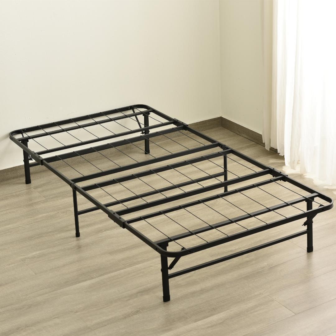 パイプベッド折りたたみベッドシングル 組立簡単 下収納 シングルベッド収納通気性