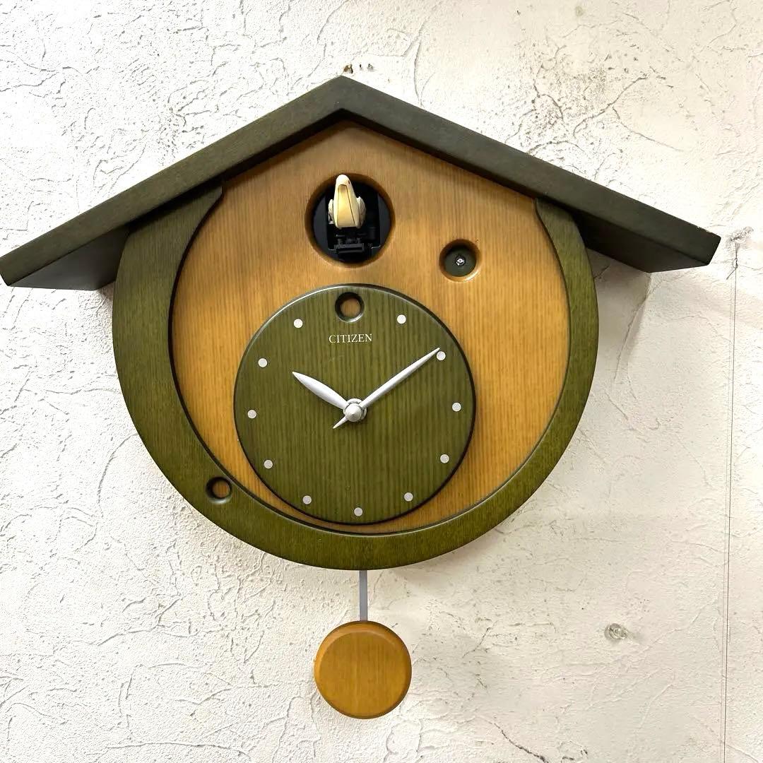 シチズン掛け時計はファインカッコーネスト 4MJ884ー005 クオーツ