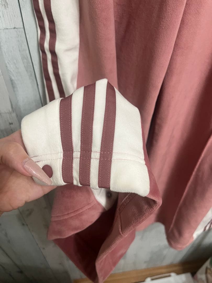 adidas GAZELLE ピンクジャージ 上下セット