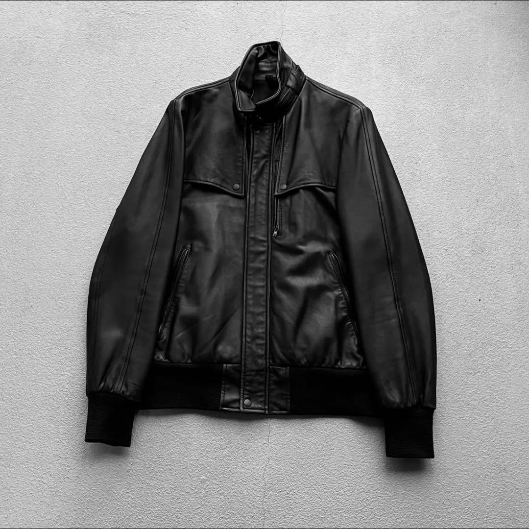ジャケット・アウター n.hooly wood compile leather jaket