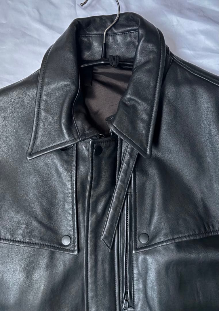 ジャケット・アウター n.hooly wood compile leather jaket