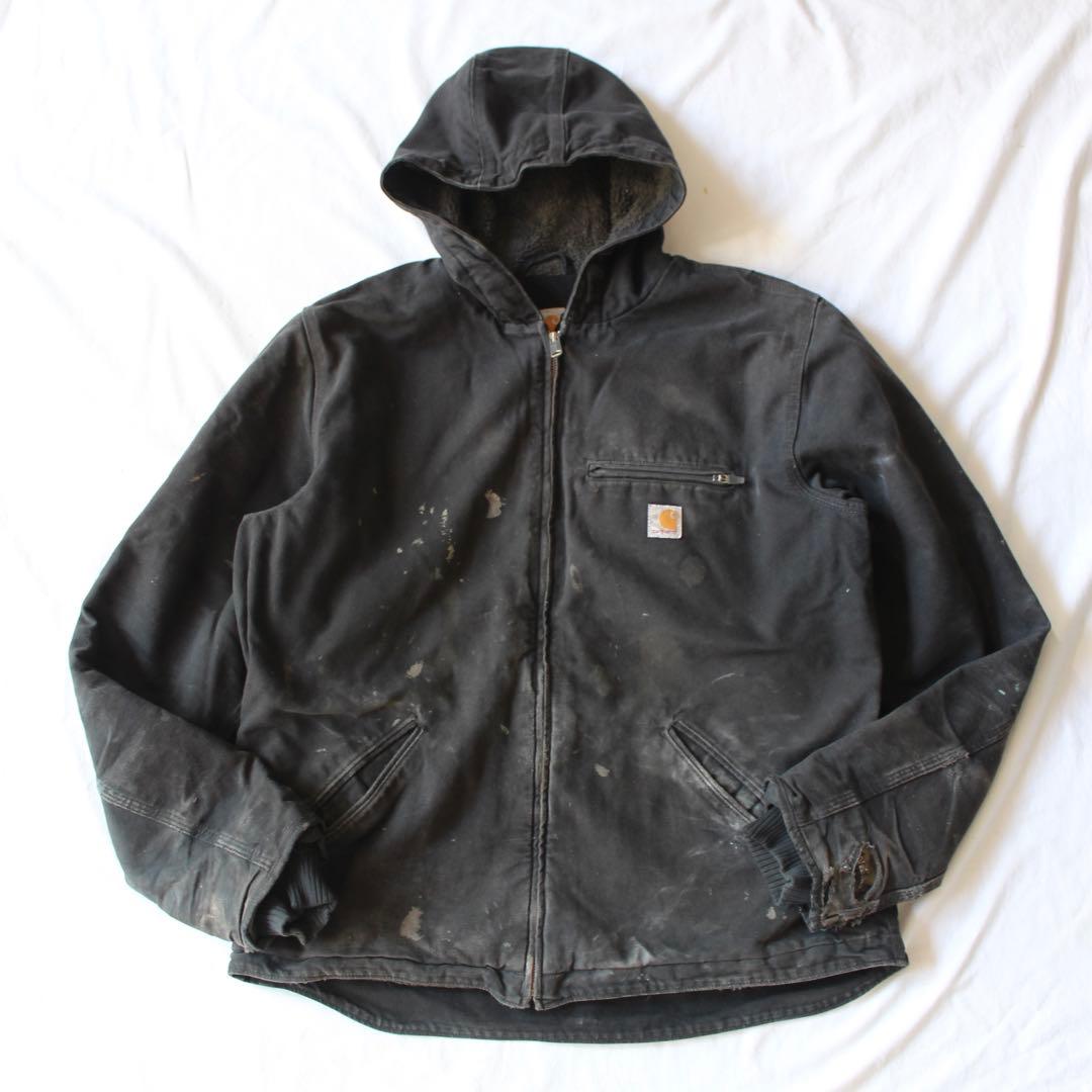 ［リアルワーク］Carhartt アクティブジャケット BLK 襤褸 シエラ L