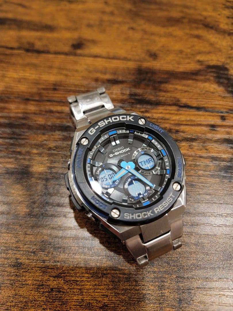 【値下げ】G-SHOCK G-STEEL GST-W100D-1A2JF ブルー