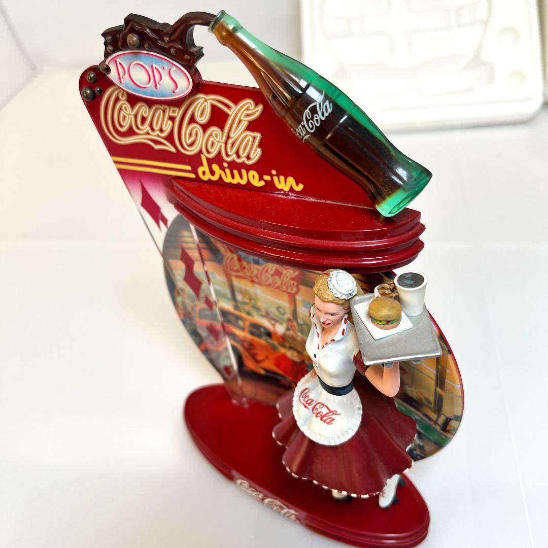 コカコーラ・1950s ウェートレス フィギュア・ダイナー＆ プレート,限定生産