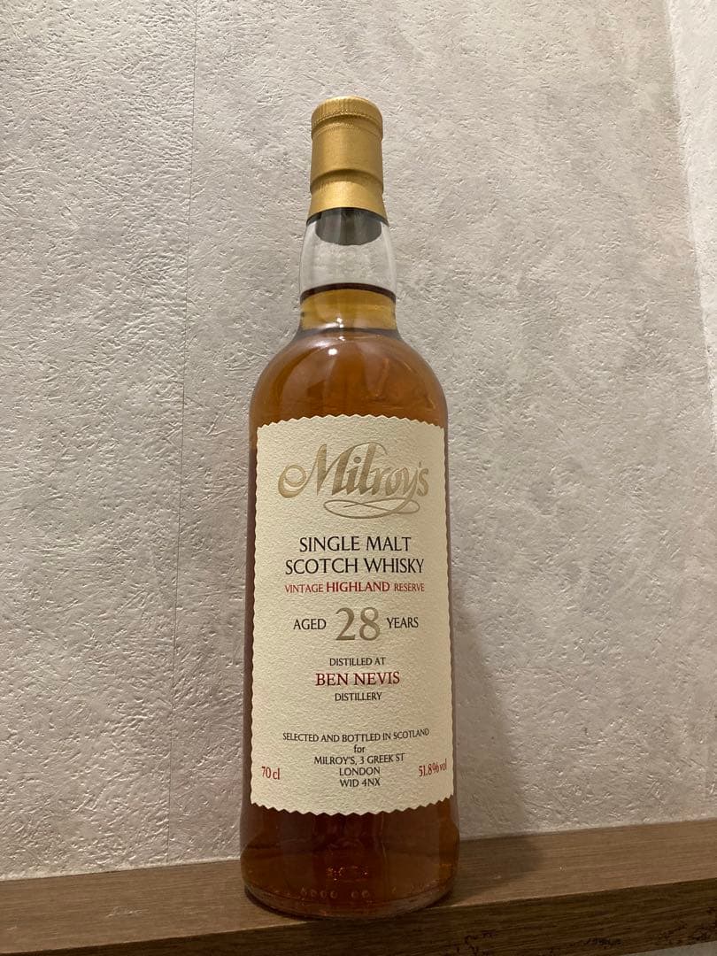 ベンネヴィス 28年 1996 ミルロイズ