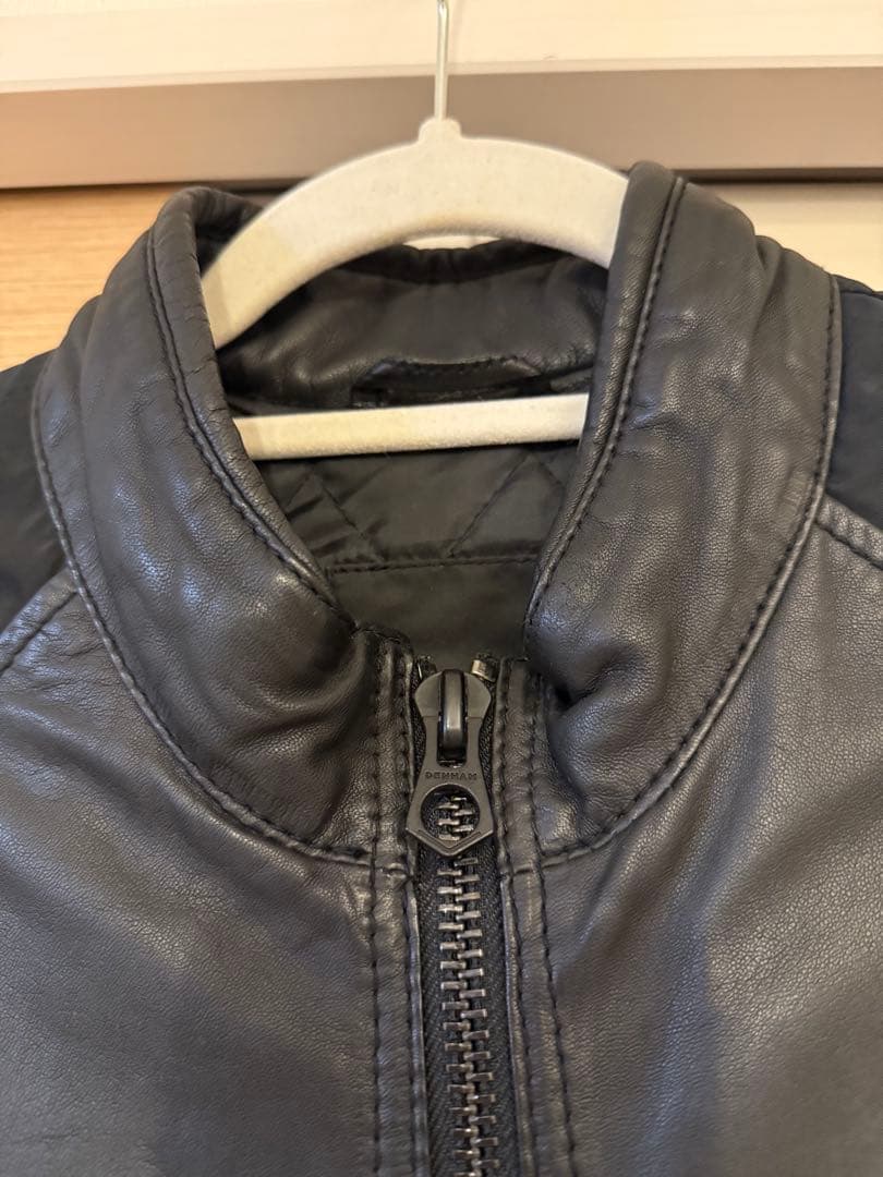 デンハム　ジャケット　レザー　コンビ　DENHAM ブルゾン