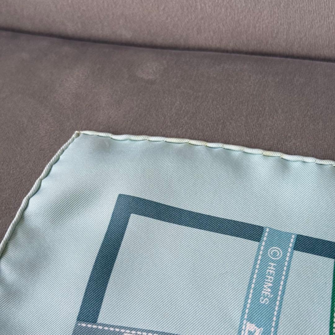 エルメス カレ 45 ボルデュック ガウロッシュ シルク スカーフ