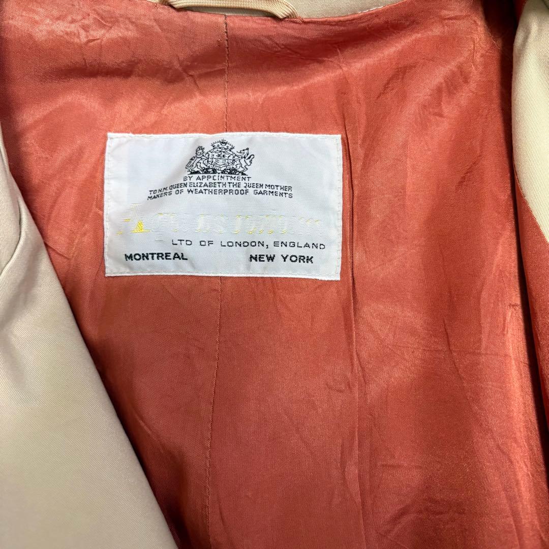 Aquascutum アクアスキュータム ステンカラーコート　ベージュ