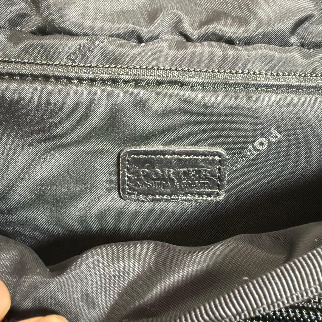 名作✨廃盤品 PORTER ZOOM レザー メッセンジャーバッグ 黒 A4可能
